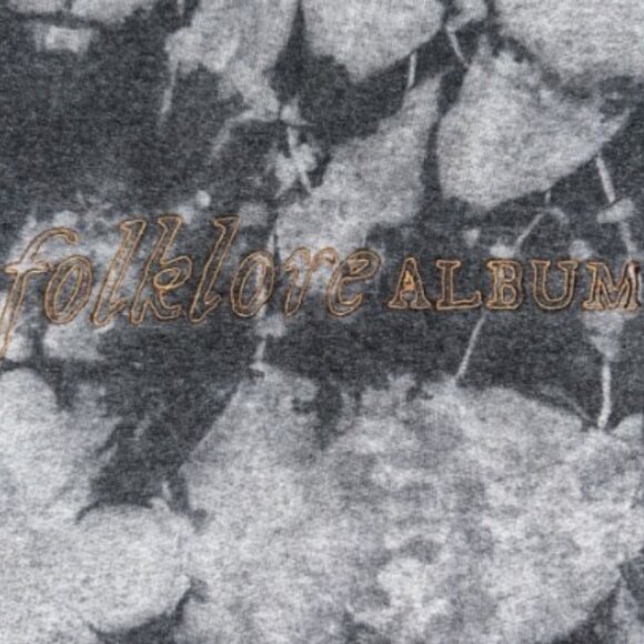 Taylor Swift Folklore Album Tie-Dye Crewneck Sweatshirt Official Merch Size Med - Picture 3 of 8